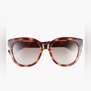 NWOT Moschino Havana Cat Eye Sunglasses $255 - New in Box